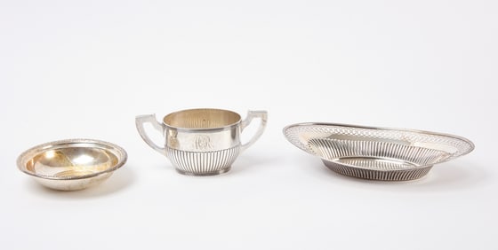 Three Sterling Silver Bowls
