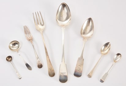 Group of Sterling Silver Spoons and Forks