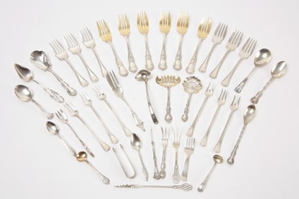 Mixed Group of Sterling Flatware