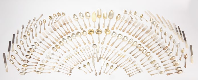 Whiting Bead and Shell Pattern Sterling Silver Flatware