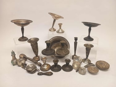 Lot of Sterling Weighted Scrap