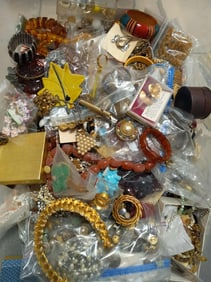 60+ Pounds of Estate Costume Jewelry, Beads, Pearls