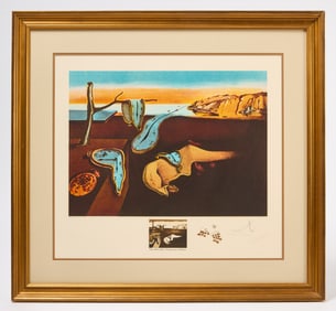 Salvador Dalí, The Persistence of Memory, numbered 82/350, lithograph on paper, 1995