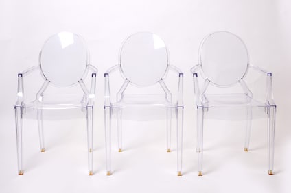 Philippe Starck by Kartell - Three Ghost Chairs