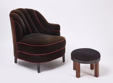 Lounge Chair with Footstool