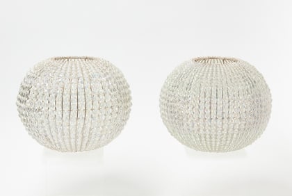 Pair of Hollywood Regency Hanging Fixtures