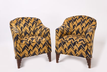 Pair of Art Deco Salon Chairs