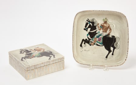 Two Pat and Covey Stewart Ceramics