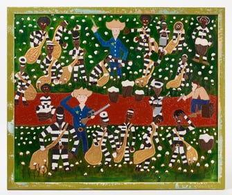 Winfred Rembert Jr. - Untitled Cotton Picking Scene