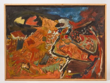 Antonio Guanse Brea - Abstract Landscape, 1963