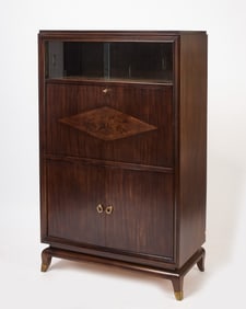 French Fall Front Art Deco Desk
