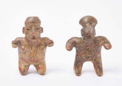 Two Pre-Columbian Terracotta Figures