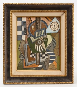 George Terzian - Hotel Cafe Bar Painting