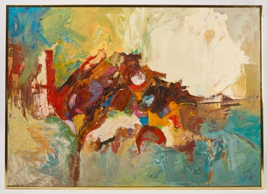 Jim Corp - Abstract Oil on Canvas