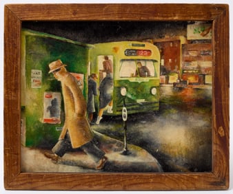 S. T. Howard - Harlem Street Scene