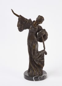 Davidson Bronze Sculpture of Lady