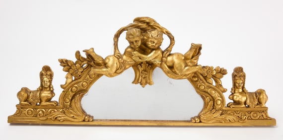 French Mirror with Cherubim and Sphinxes