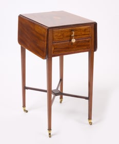 Sewing Table with Cross Stretchers