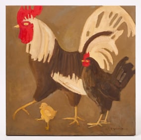 Elizabeth Berry - Rooster, Hen & Chick