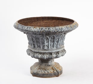 Garden Cast Iron Pedestal Urn