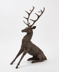 Bronze Stag Sculpture