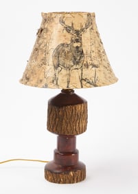 Old Hickory Style Lamp