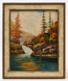 Emerald Pool, signed 'Roswall'