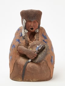 Glen La Fontaine - 'Drummer' Ceramic Sculpture
