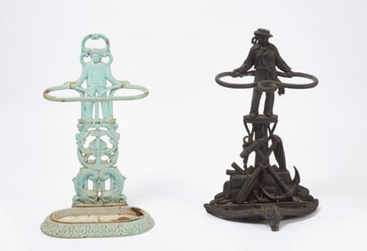 Two Sailor Umbrella Stands
