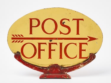 British Royal Post Office Porcelain Sign