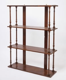 Four-Tiered Wall Shelf