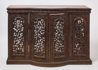 Carved Claw-Foot Sideboard