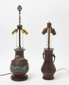 Two Chinese Bronze Vases