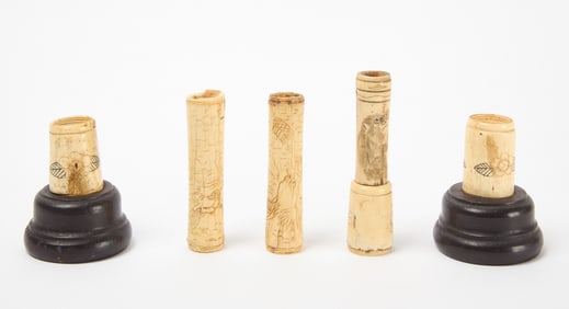 Group of Carved Bone Items