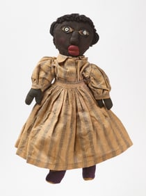 Large Black Rag Doll