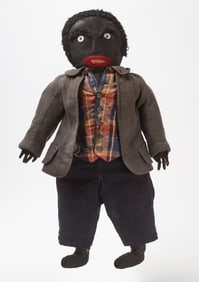 Large Black Rag Doll