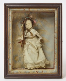 Cloth Doll in Shadowbox