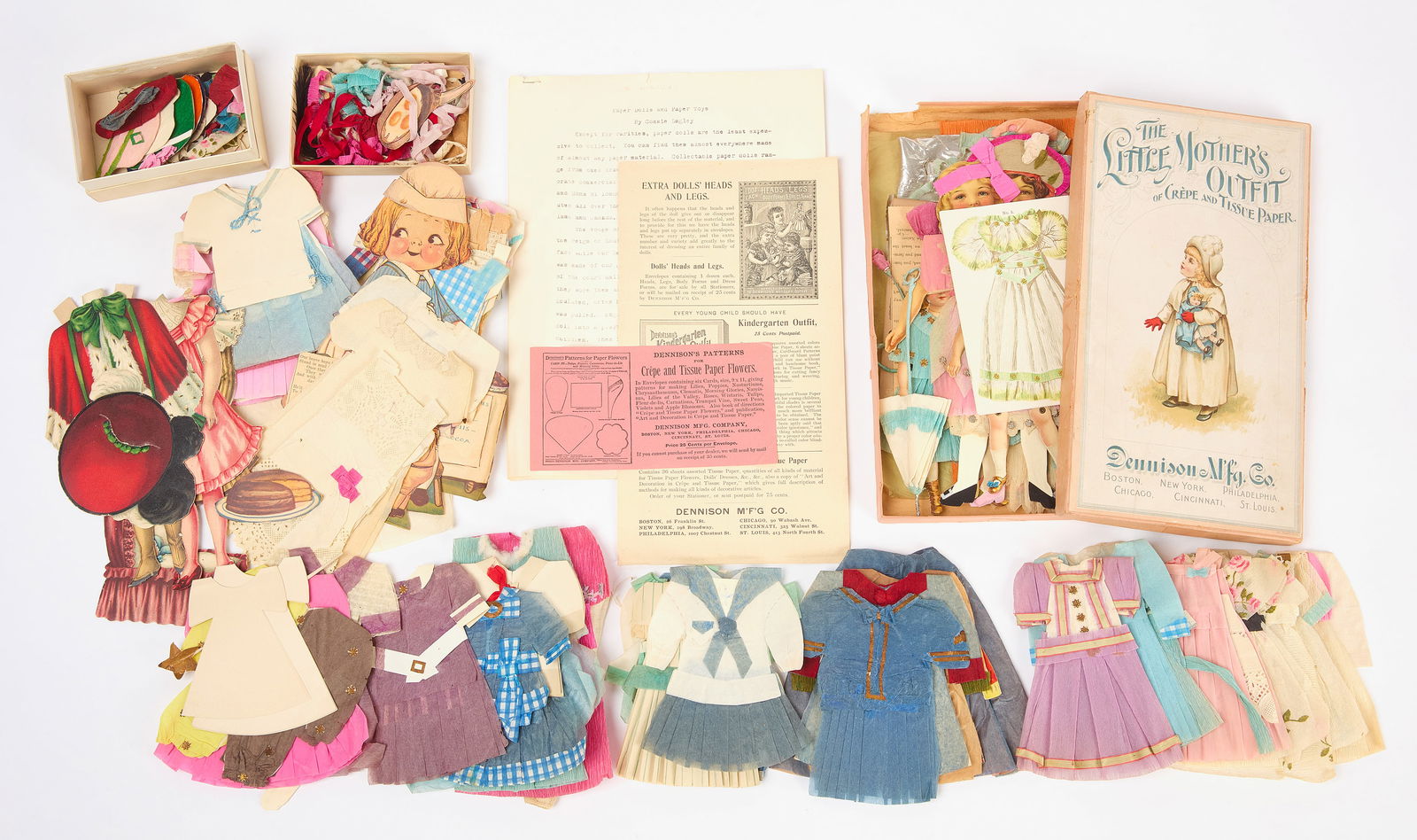 Group of Crepe and Tissue Paper (1 of 3)