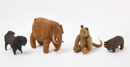 Four Stuffed Children's Toys