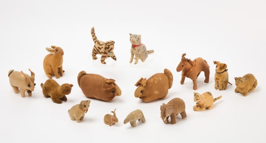 Collection of Early Stuffed Toy Animals