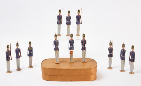 Group of Wooden Soldiers