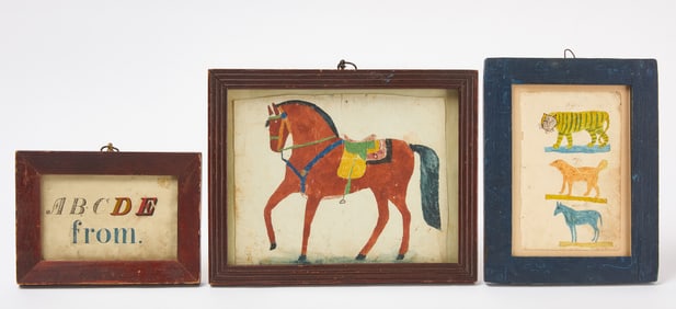 Three Children's Watercolors