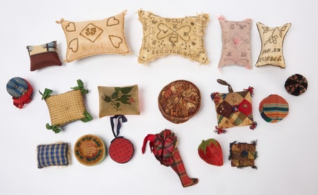 Group of Early Pin Cushions