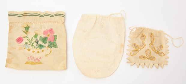 Group of Early Doll Reticules