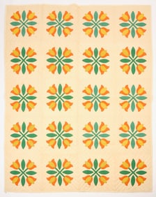 Tulip Appliqué Quilt