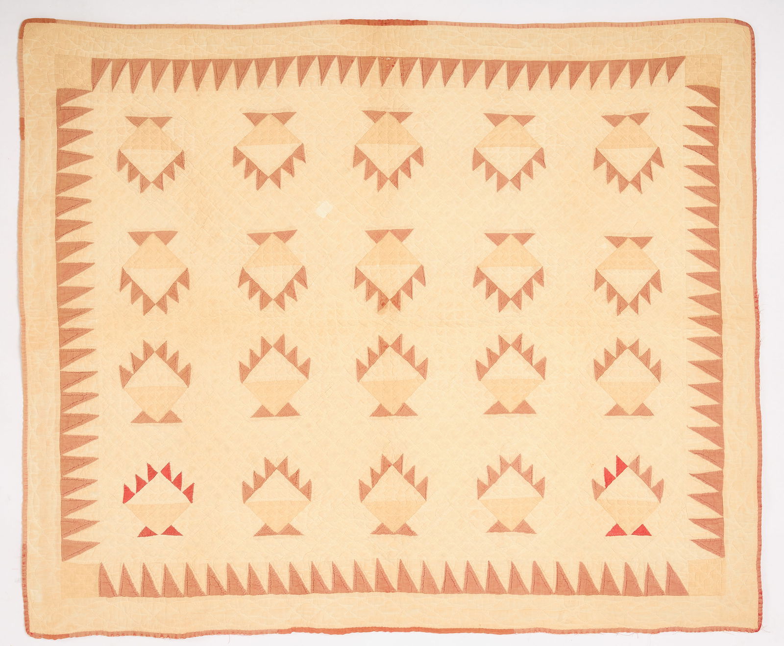 Crib Quilt with Basket of Chips Pattern (1 of 3)