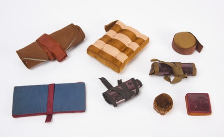 Group of Pin Cushions and Sewing Kits