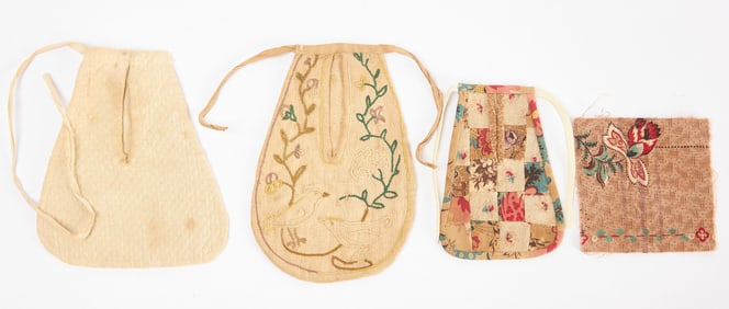 Three Early Doll Pockets