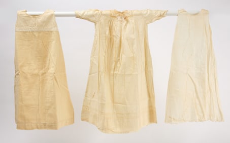 Three Early Baby Nightgowns