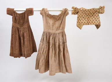 Two Early Girls' Dresses and Top